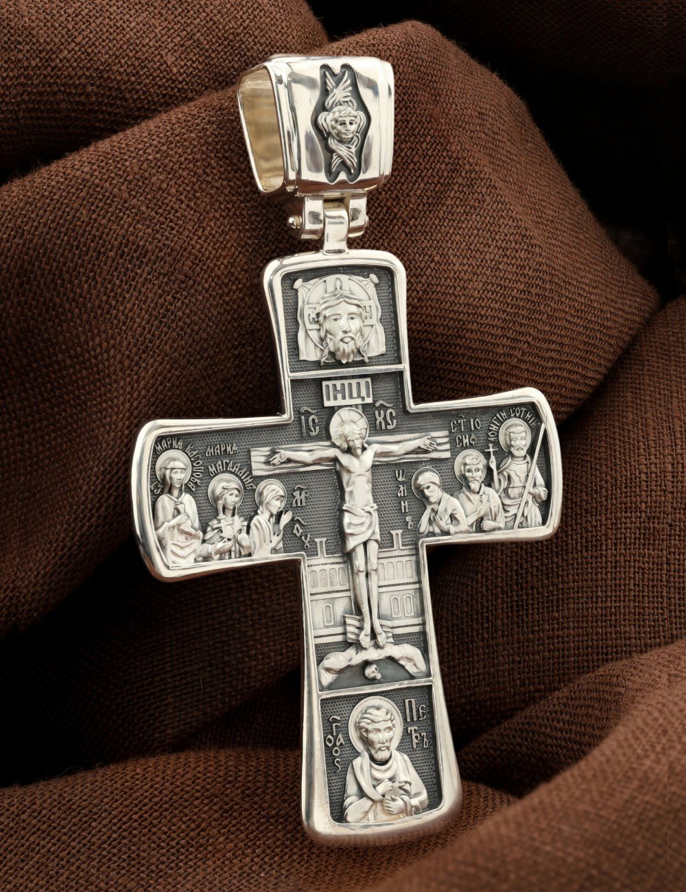 Крест из серебра 925 пробы