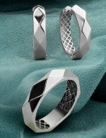 Кольцо из белого золота