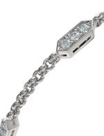 Браслет из белого золота c бриллиантами