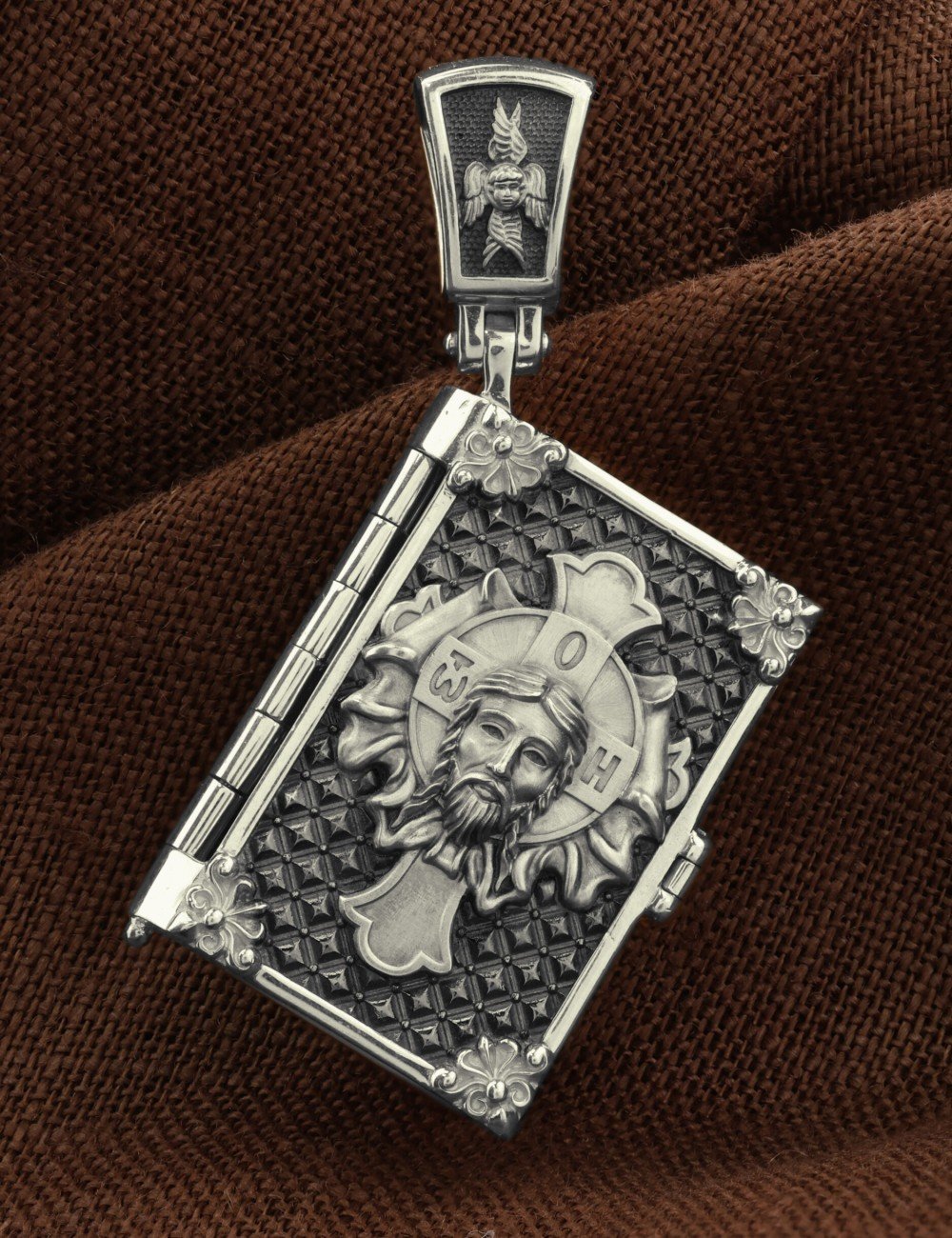 Образок из белого золота