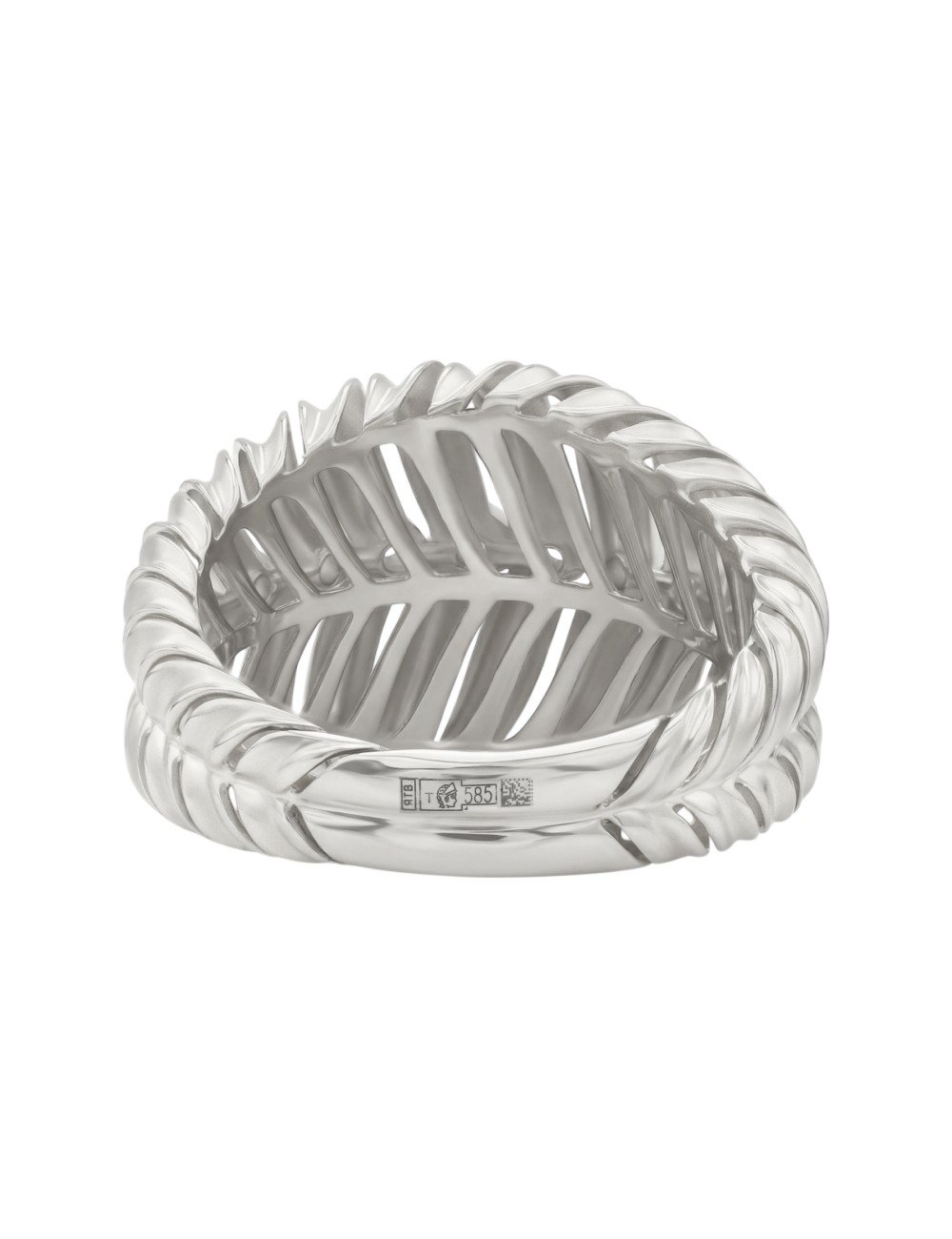 Кольцо из белого золота c бриллиантами