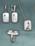 Кольцо из белого золота