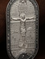 Образок из белого золота