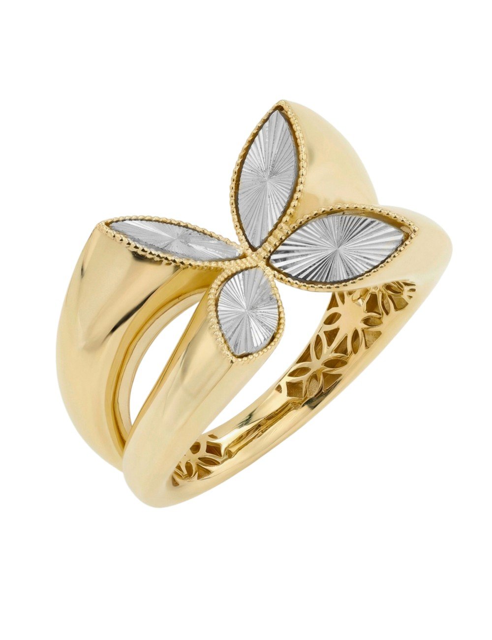 Кольцо из лимонного золота