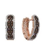 Серьги из золота c бриллиантами