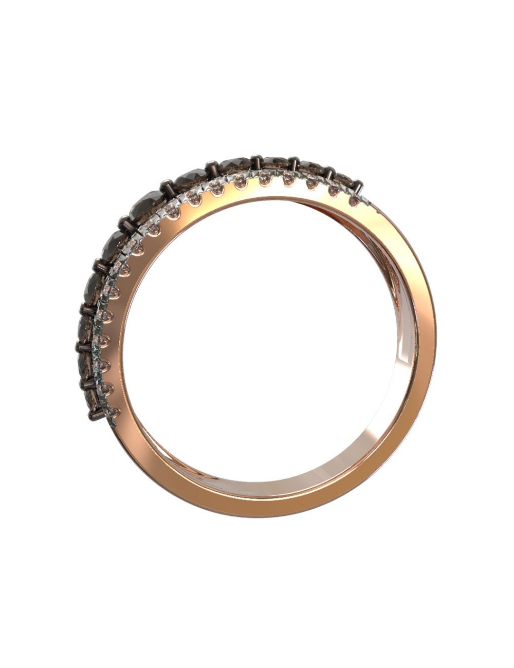 Кольцо из золота c бриллиантами