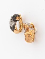 Серьги из золота c фианитом