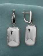 Серьги из белого золота