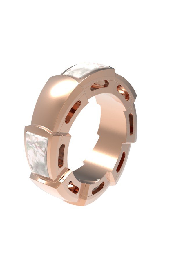 Подвеска из золота c перламутром