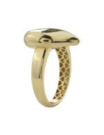 Кольцо из лимонного золота