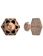 Серьги из золота c ониксом и перламутром