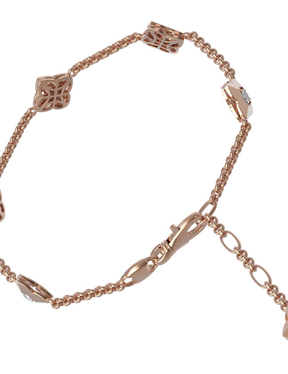 Браслет из золота c бриллиантами