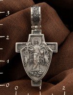 Крест из белого золота