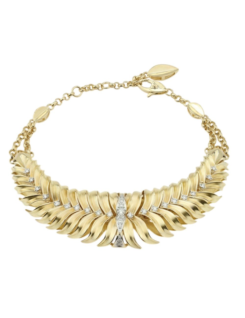 Браслет из лимонного золота c бриллиантами