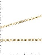 Цепь из лимонного золота