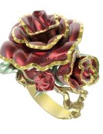 Кольцо из лимонного золота