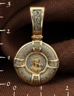 Образок из лимонного золота