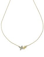 Колье из лимонного золота c бриллиантами