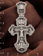 Крест из белого золота