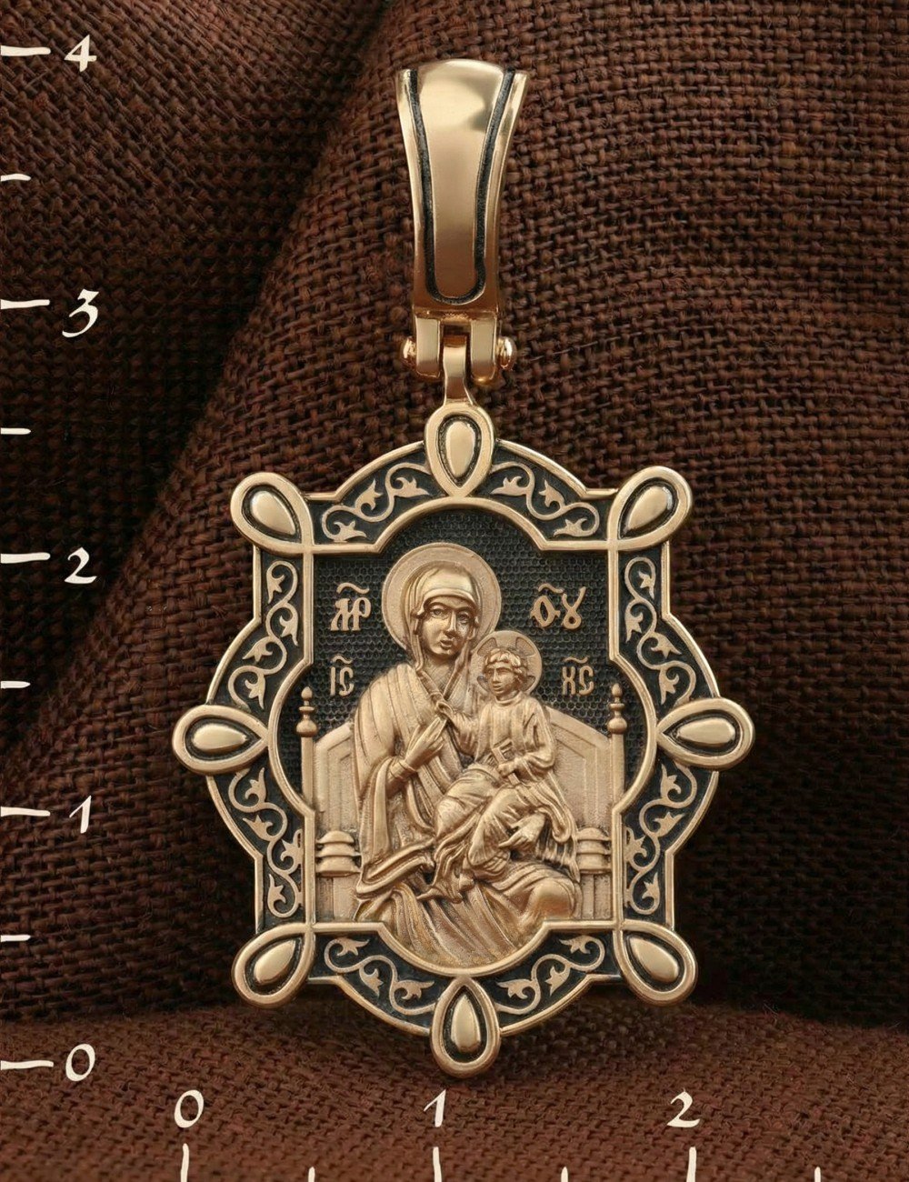 Образок из золота