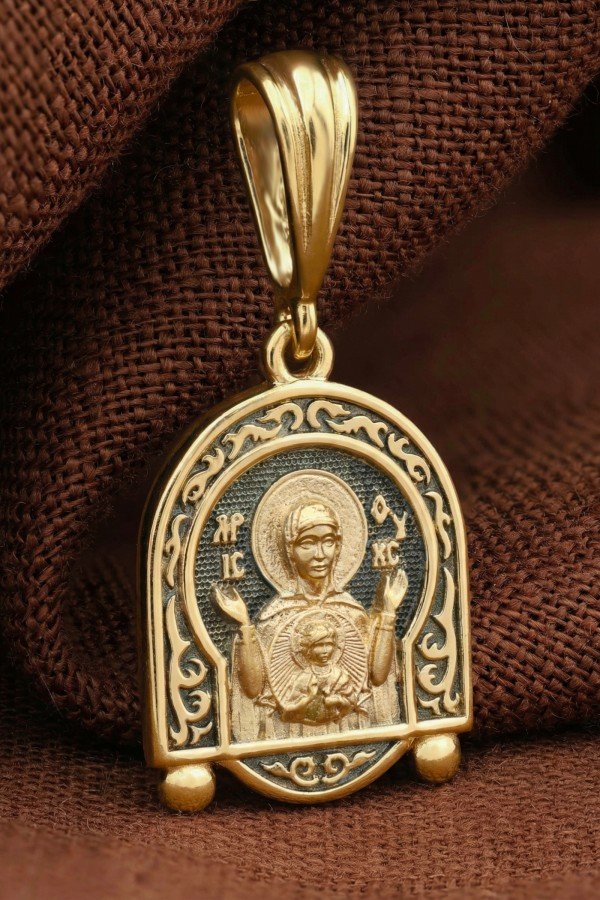 Образок из лимонного золота