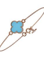 Браслет из золота c бирюзой