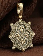 Образок из лимонного золота