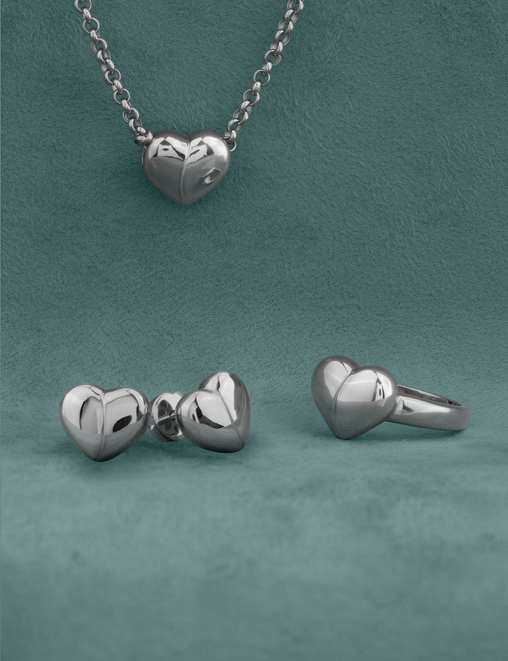 Подвеска из белого золота