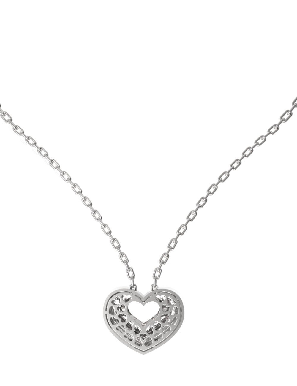 Колье из белого золота c бриллиантами