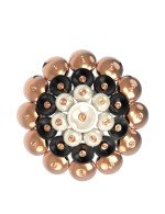 Подвеска из золота c ониксом и перламутром