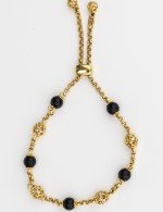 Браслет из лимонного золота c ониксом