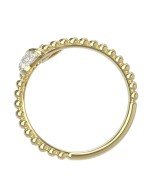 Кольцо из лимонного золота c бриллиантами