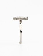 Кольцо из белого золота c бриллиантами