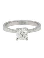 Кольцо из белого золота c бриллиантами