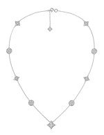 Колье из белого золота c бриллиантами