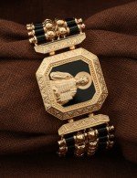 Браслет из золота c ониксом