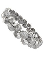 Браслет из белого золота c бриллиантами