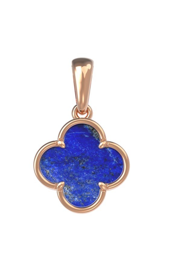 Подвеска из золота c лазуритом