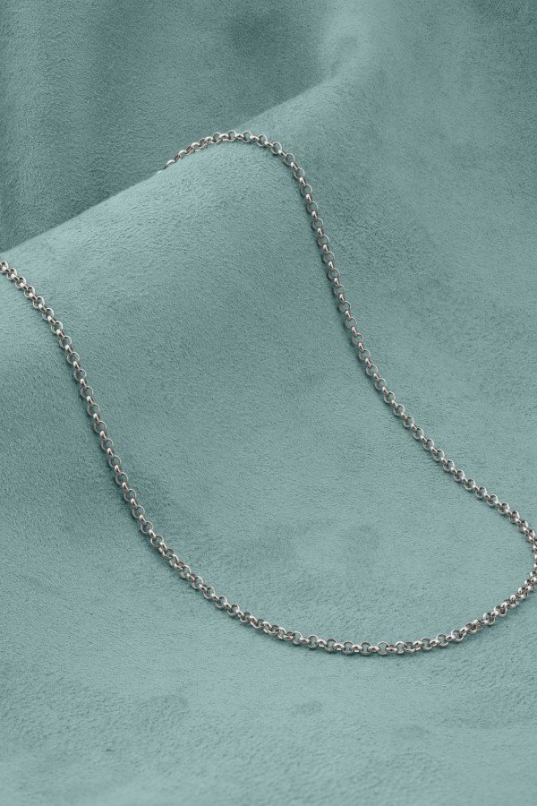 Цепь из белого золота