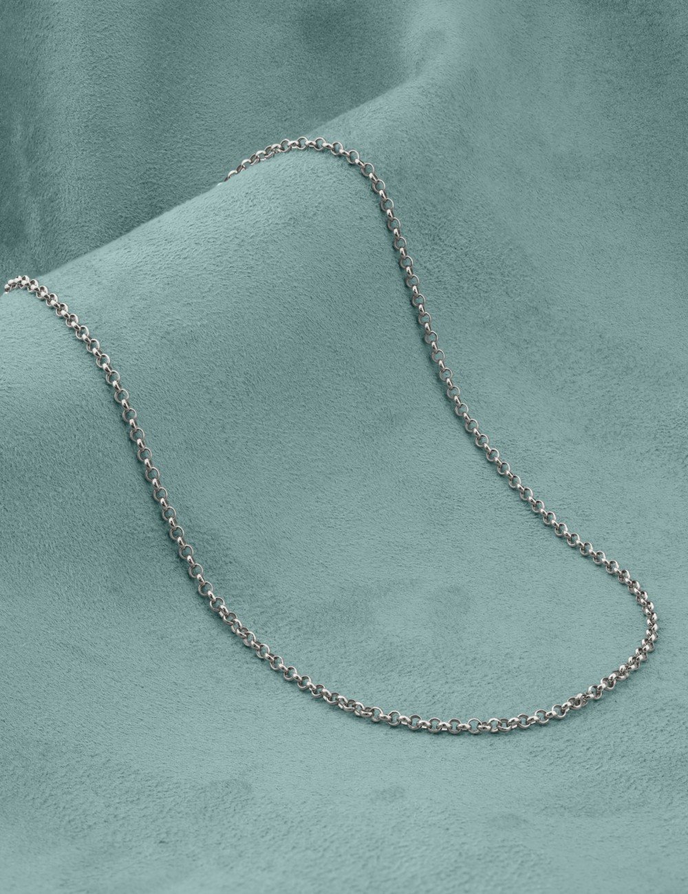 Цепь из белого золота