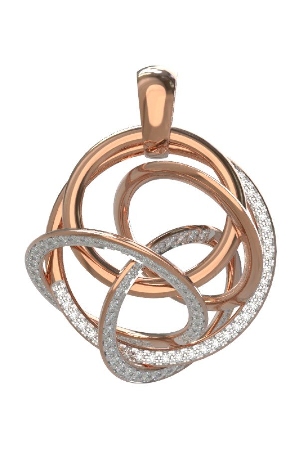 Подвеска из золота c бриллиантами