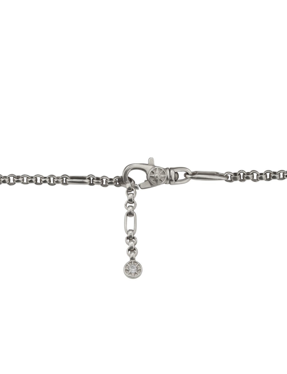 Браслет из белого золота c бриллиантами, ониксом и перламутром