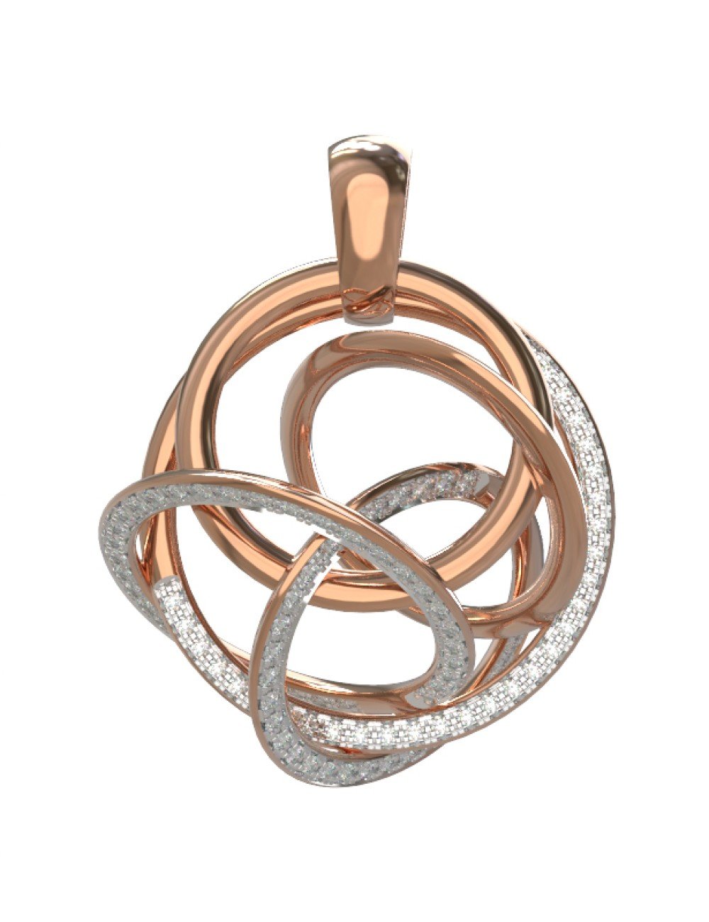 Подвеска из золота c бриллиантами