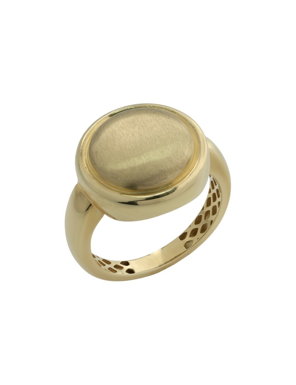 Кольцо из лимонного золота