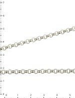 Цепь из белого золота