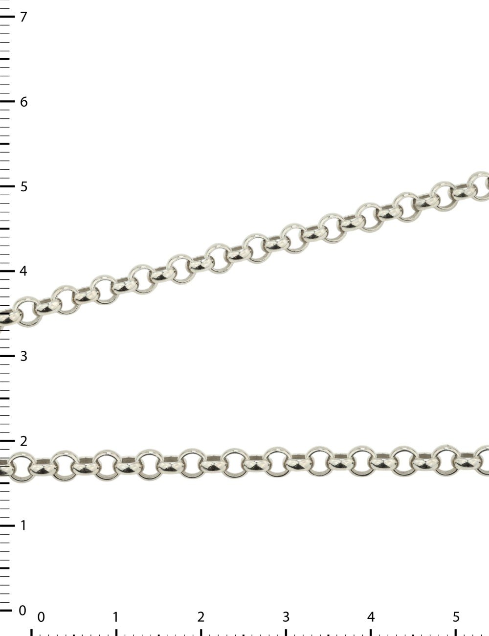 Цепь из белого золота