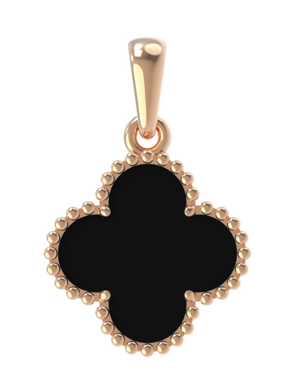 Подвеска из золота c ониксом