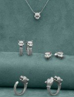 Колье из белого золота c бриллиантами