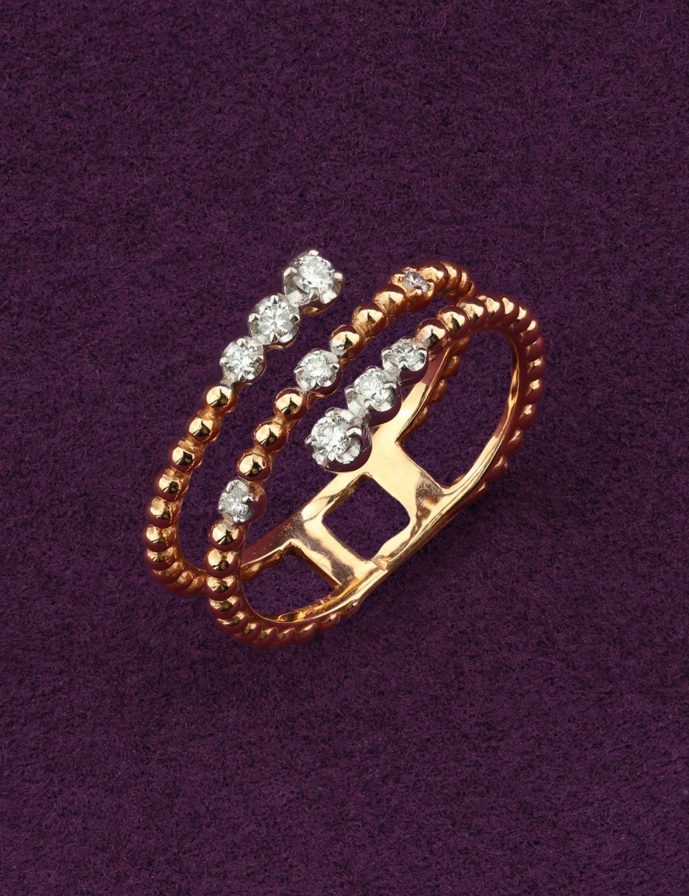 Кольцо из золота c бриллиантами