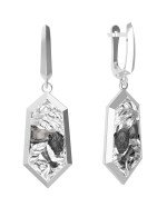 Серьги из белого золота